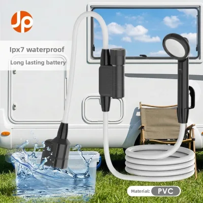 USB Rechargeable 4000mAh ABS Shower Set Outdoor Shower Portable Lithium Battery Large Capacity Construction Site Household Bath