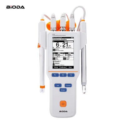 Wholesale OEM/ODM Plastic 7-in-1 Portable Industrial Water Quality Analyzer DO pH Meter with EC