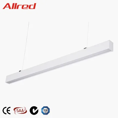 Modern Linkable Supermarket Recessed Hanging LED Pendant Linear Light