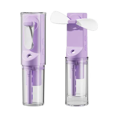 New Multifunctional Cartoon Mini Mist Handheld Fan USB Rechargeable Kids Hydrating Humidifier Cooling Fan