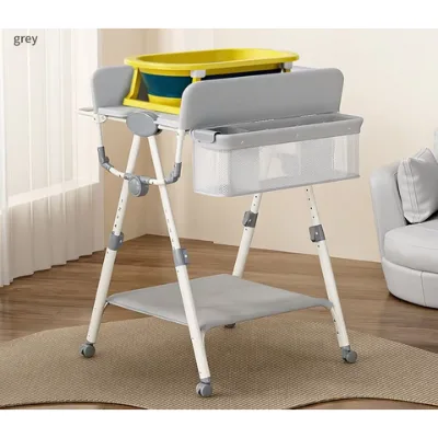 Baby changing table children diaper care portable foldable care desk with hanging bag