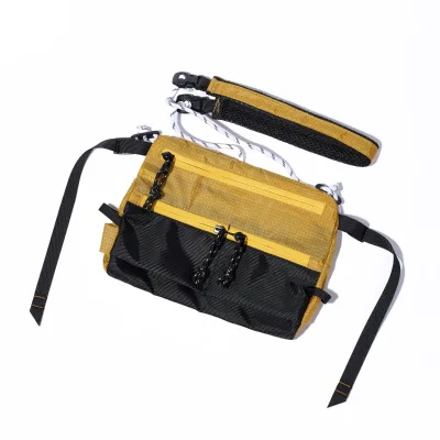 Cross-border Outdoor Trendy Unisex Crossbody Bag High-end Large-capacity Sports Small Satchel Waterproof Nylon String Bag