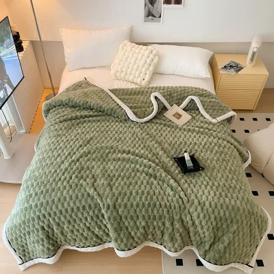 Fashion Manta Flannel Bed Velvet Blanket Wholesale Designer Frazada Multiple Colors Fleece Sherpa Throw Blanket