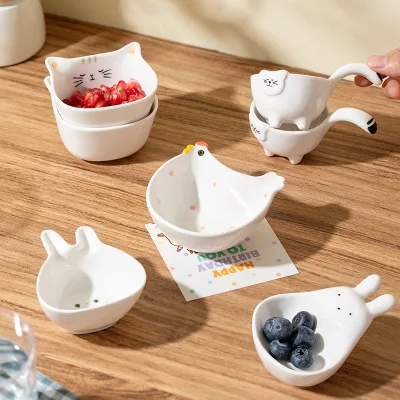 Ceramic Small Dish Restaurant Hotel Home Creative Soy Sauce Vinegar Dish Seasoning Dish