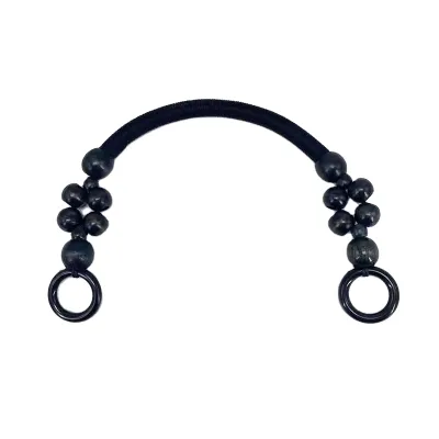 Charmkey New DIY Accessories Sisal Rope Wooden Beads Plastic Ring Handles Handbag Chain