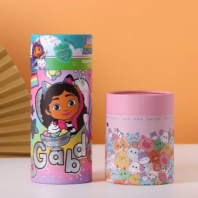 Customized Perfume Cylinder Packaging with Recyclable Cowhide Material Eco-Friendly Cylindrical Container