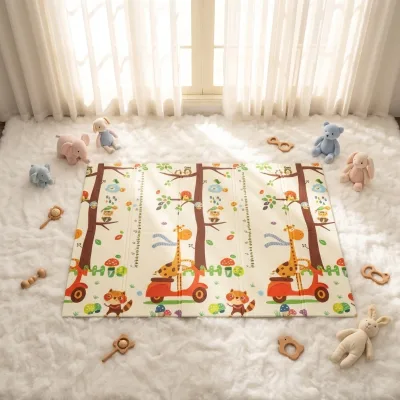 Nordic Foldable Baby Play Mat Thick XPE Non-Toxic Crawling Pad Waterproof Portable Floor Mat for Indoor Outdoor