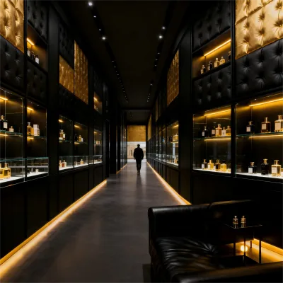 CE Led Light Perfume Display Cabinet Perfume-Showcase-Display Perfume Store Display