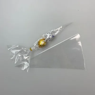 BPB Cellophane Printing Bopp Triangle Plastic Opp Clear Candy Bag Cone Shaped Bags