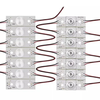 Factory-Cut LED TV Backlight 3V 2W Universal Single Lamp with Blue Tape 50mm 7 Pieces Per Bag SKD Kits and Parts