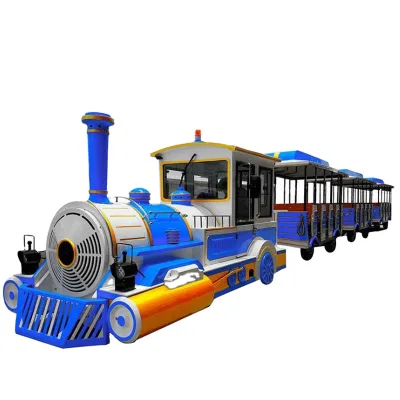 Scenic Area Tourist Attractions 42 Seats Diesel Tourist Trackless Train on Road