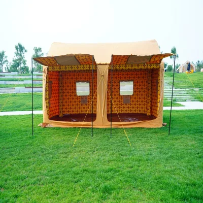 Waterproof Portable Inflatable Air Tent with UV Sun Protection for Outdoor Camping Events Made Oxford Fabric for Middle East