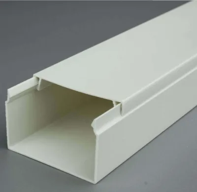 Wholesale Decorative PVC Cable Trunking Solid Extrusion Design in Plastic Material