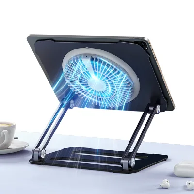 RGB Aluminum Laptop Cooling Pad 11-16Inch Professional Gaming Laptop Cooler with Quiet Fan Notebook Stand Stock