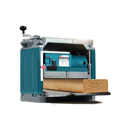 China Supplier Portable Single Face High Speed Automatic Feeding Woodworking Wood Planer Thicknesser max 304mm planing width
