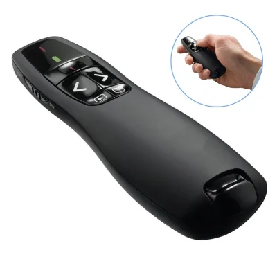 Smart Page Turning Pen PPT Presenter Laser Whip Pen 30 Meters 2.4G Wireless Laser Page Turning Projector Remote Control Pen