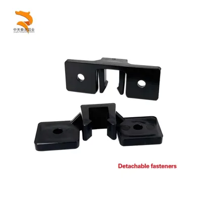 The Detachable Snap Fasteners Used for Making the air Outlet Grille, Made of ABS Material, in Black Color.