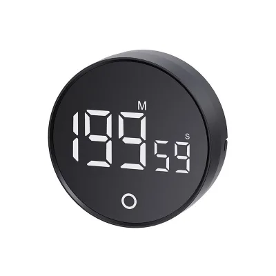 Rotating Countdown Kitchen Timer for Cooking Loud Alarm Large LED Display Rotating Countdown Timer Seniors