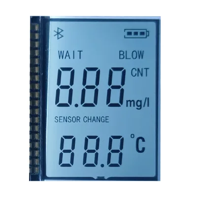 Clear Vital Signs Reading Pulse Oximeter Applications HTN Transmissive LCD Display
