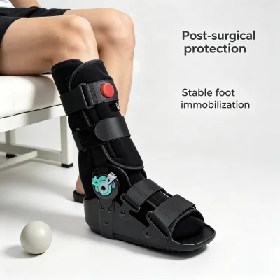 Medical Inflatable Air Bladder Angle Dial Hinge for Ankle Fracture & Postoperative Rehabilitation Adjustable Air Walker