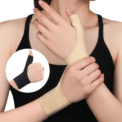 Adult Thin Wrist Support Breathable Adjustable Thumb Joint Stabilization Multi-Sport Fitness Wrist Protector Spandex