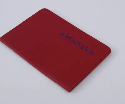 Factory Price Fashion Passport Holder PU Leather Travel Document Tickets Holder Unisex Universal Size Case Cover