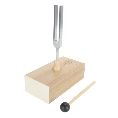Tuning Fork Aluminum Alloy Anxiety Reduction Stress Relieve Healing Tuning Fork with Mallet for Insomnia
