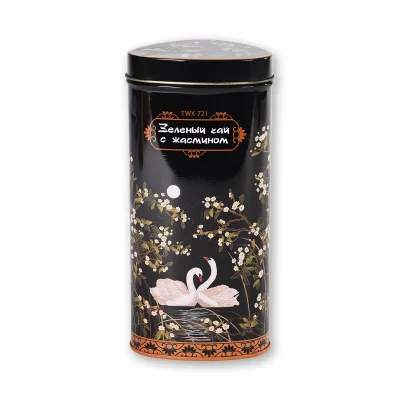 Wholesale Small Empty Tinplate Tube with Custom Logo Unique Trilateral Shape Metal Tin Jar for Gift Tea Food Packaging