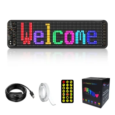 Full Color Customized Multi-Mode Car LED Devil Eyes Programmable Truck Demon Eyes LED Display