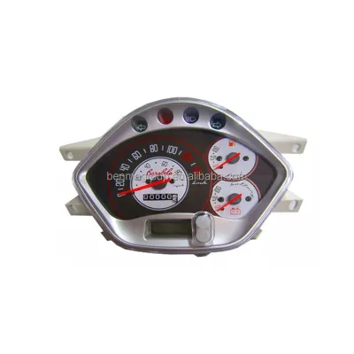 Boxer BM100 / BM150 Motorcycle Dashboard Complete Meter Assembly with Fuel & Temperature Gauges
