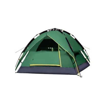 Double Layer One Bedroom Automatic Waterproof Four-season Outdoor Camping Tent for 3-4 Persons