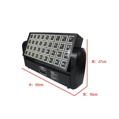 36 Pcs Warm White 3W and 648 Pcs 5050 RGB Led Wash Moving Head with RDM