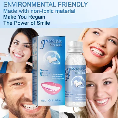 New Arrive False Teeth Gel Can Be Used to Temporarily Fill or Fix Missing and Broken Teeth False Teeth Sold Glue