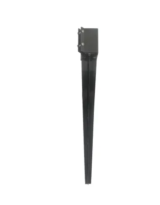 Metal Black Ground Spikes Fence Post Anchor for 4 X 4 Post