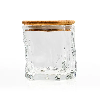 Exclusive Customizable High Quality Luxury Glass Candle Jars for Candle Making Candle Container With Lids