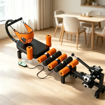 All-in-one Spinal Traction Stretcher Full Body Waist Leg Back Extender Muscle Relax Machine for Lumbar Disc Discomfort Relief