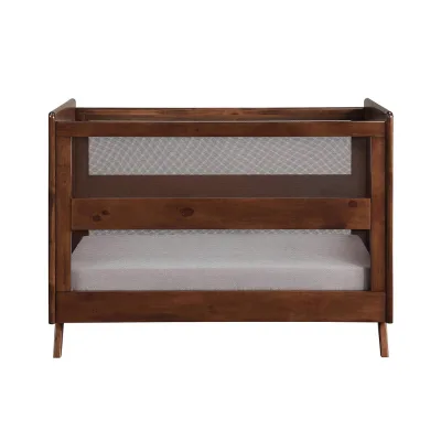 Baby Furniture 3 in 1 Modular Crib with Muslin Net Adjustable Height Baby Crib