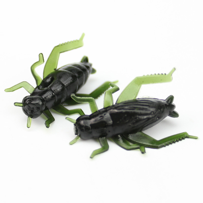 25mm Lightweight Grasshopper Soft Insect Cricket Bait Floating Cricket Artificial Fishing Lures Ocean Wobblers Bait