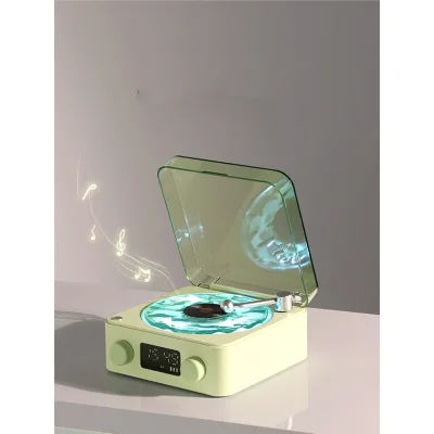 Home Desktop Digital Clock, Ambient Record Audio, Bluetooth Speaker, High-quality Listening to the Sea, Digital Clock