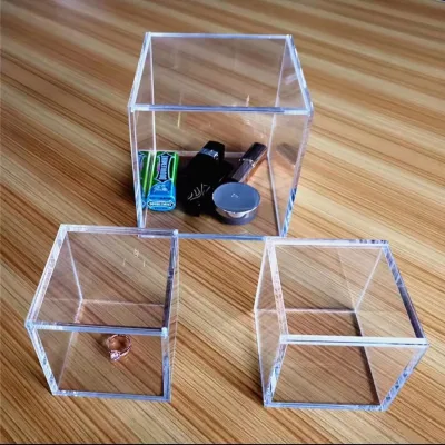 Square Acrylic Box With Slip Lid Acrylic Box with Cover Gift Box
