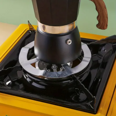Stainless Steel Hob Multifunctional High Temperature Resistant Rugged Moka Pot Hob Coffee Pot Heating Rack Kitchen Accessories