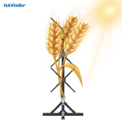 1*3 Splicing Holographic Fan LED Lamp Beads Rotating Imaging Projector Support Mobile Phone