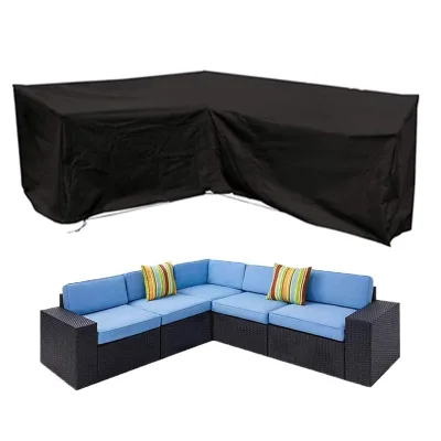 Outdoor Waterproof Patio L Shape Sofa Cover for Table Chair Garden Couch Furniture Protector Dustproof L Shape Sofa Cover