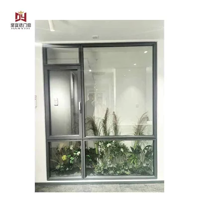Customize High Quality Aluminium Casement Windows Hurricane Impact Glass Security Screens Casement Windows for Villa