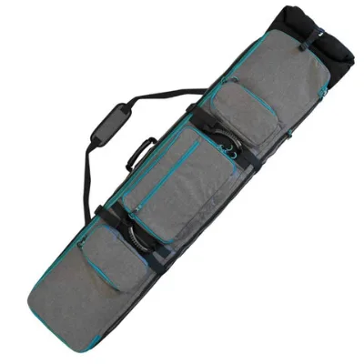 Rolling Expandable Snowboard and Ski Bag With Wheels