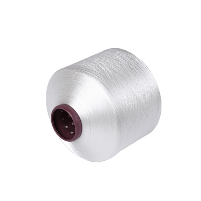 GRS Certificate RW White Trilobal 50/24 Poliester Filament Fdy Polyester Recycled Yarn for Woven Label