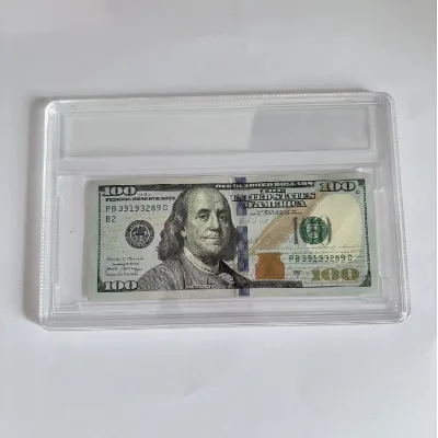 Numismatics Grade Banknote Sleeves Currency Paper Money Stamps Display Slabs