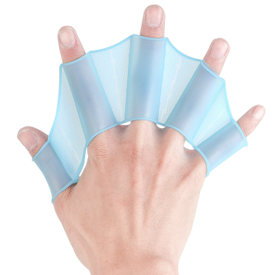 Youth Swimming Silicone Hand Fins Adult Swimming Rowing Palm Hand Fins Swimming Equipment
