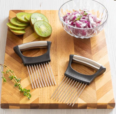 Hot Selling Kitchen Tools Handheld Onion Slicer Thin with Comfortable Handle, Vegetable Chopper Lemon Slicer  Onion Meat Slicer