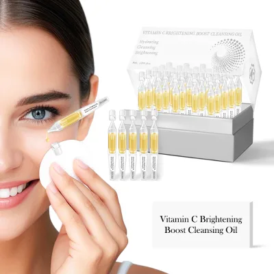 Vitamin C Brightening Boost Cleansing Oil Illuminate Skin While Cleanse for All Skin Types Krone Makeup Remover Manufacturer